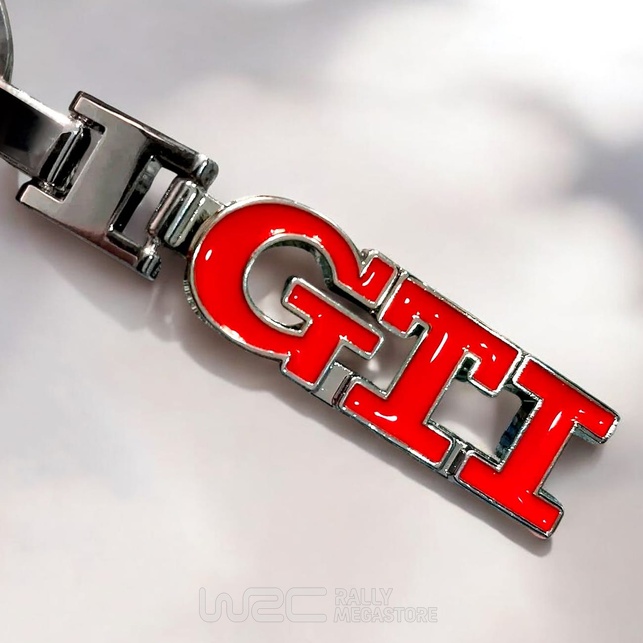 PORTE CLES GTI POUR VOLKSWAGEN ROUGE